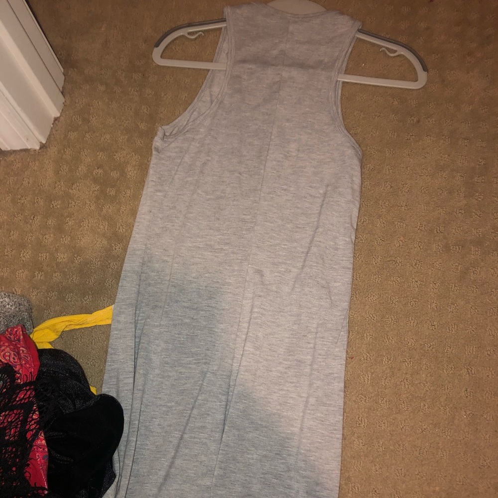 Tight grey dress